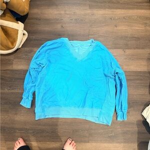 Aerie Blue V-Neck Sweater